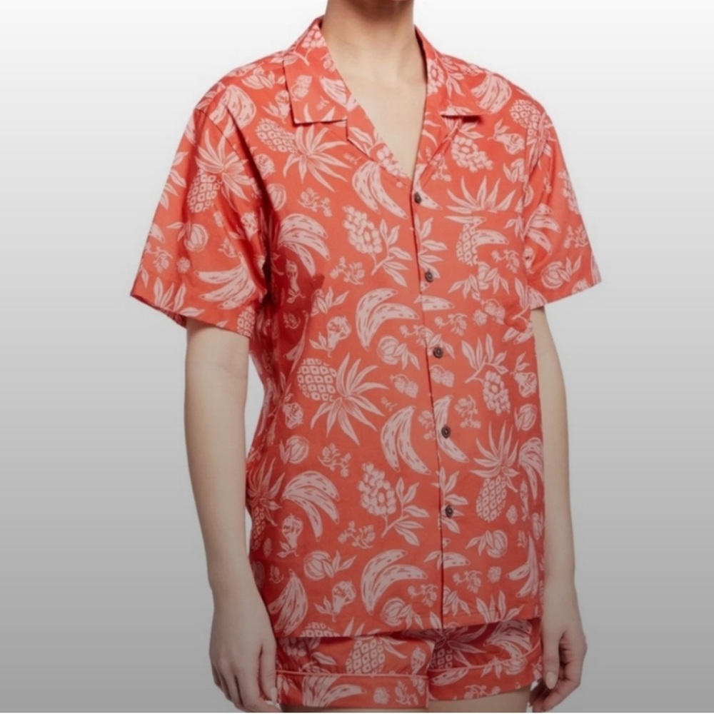 Desmond & Dempsey fruit pajama set size XS